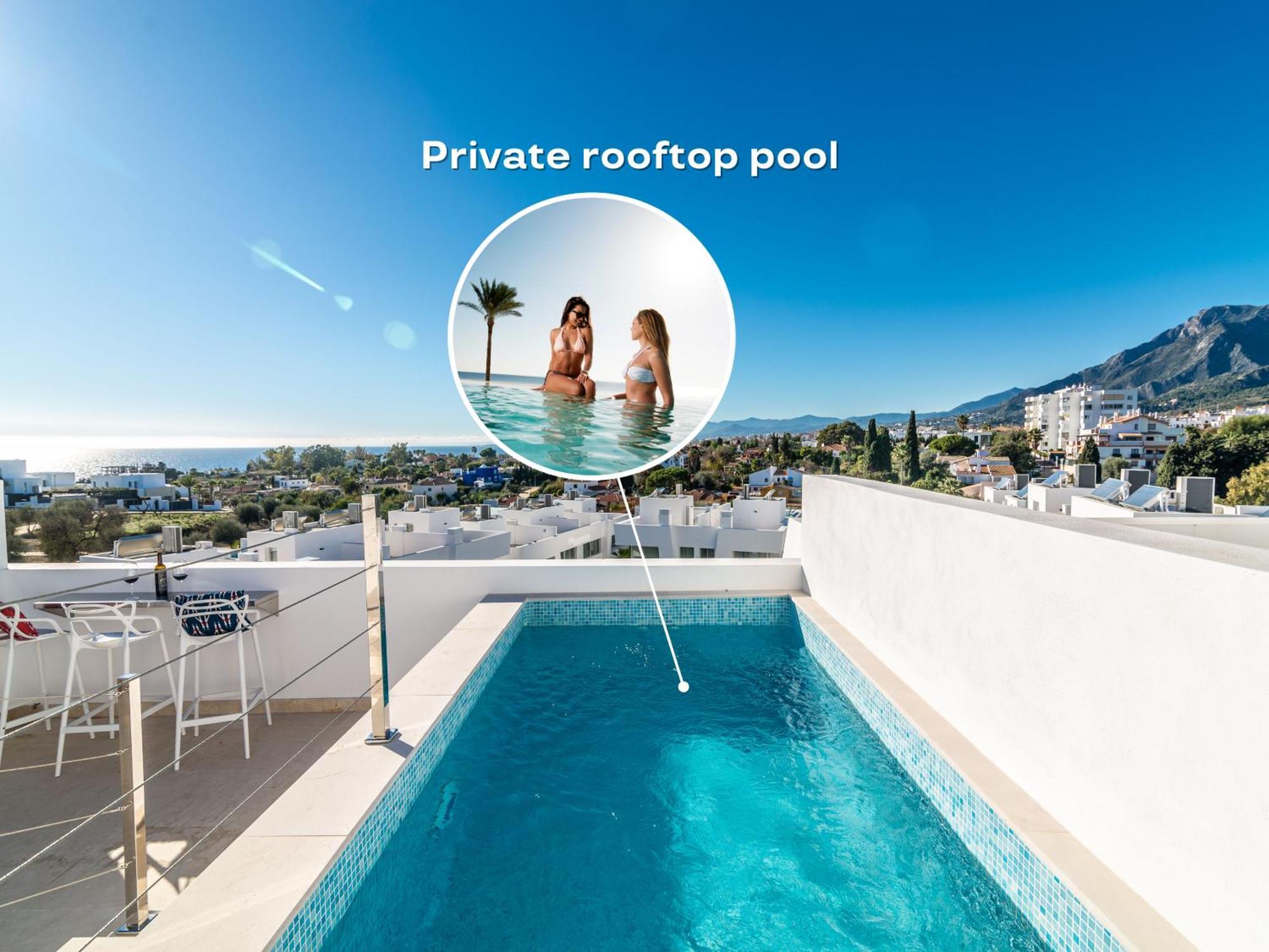 Vacation Marbella I Casa Isabel, Private Pool With Infinity Views, Bbq, New Built, Luxury Condo, Top Location Exteriör bild